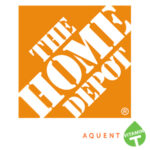 The Home Depot, Aquent and Vitamin T logos 300x300 pixels