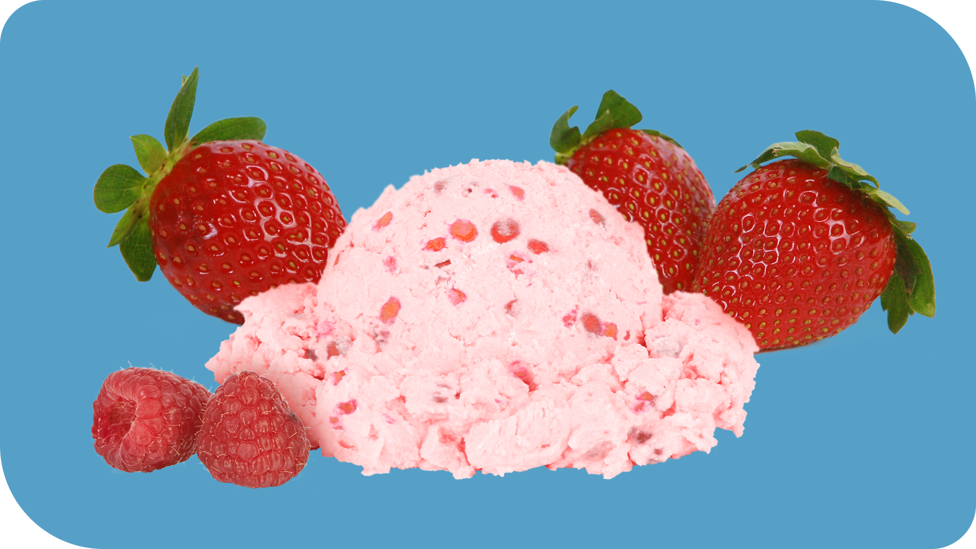 Berry Créme Dots 'n Cream with Flavor Garnish